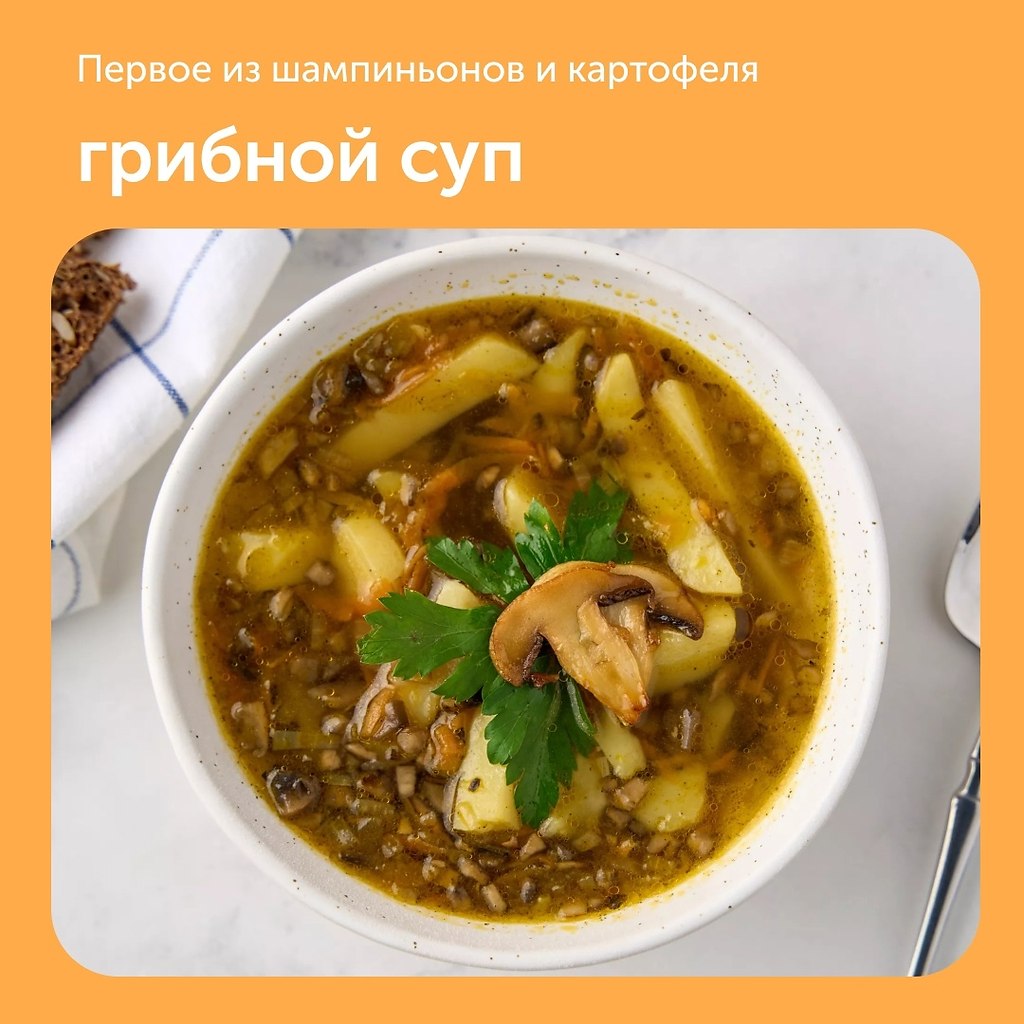 Куриный суп с грибами шампиньонами и зеленью рецепт – Русская кухня: Супы. «Еда»