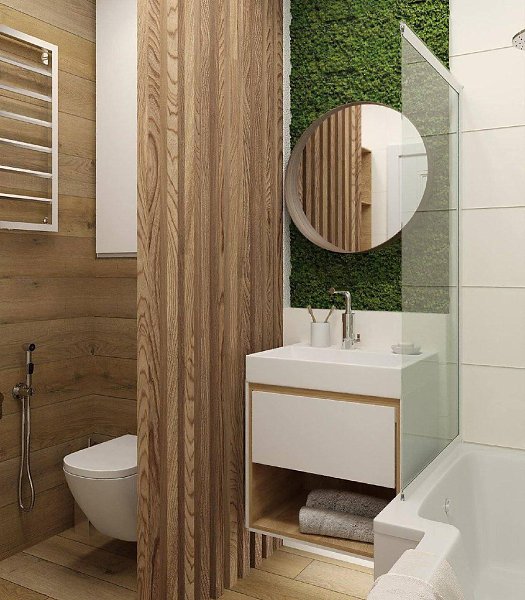 Проект квартиры площадью 33,4 кв.м предназначен для молодой девушки. - 7