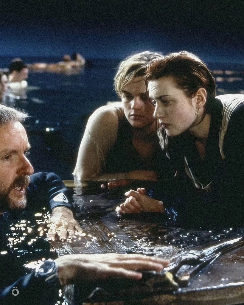 Фотографии со съёмок «Титаника» Джеймса Кэмерона (1997).«На съёмочной площадке мы дурачились, как ... - 3