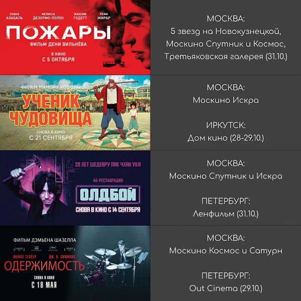 Продление проката «Семи психопатов» и повторные сеансы прошлых релизов «Иноекино» в традиционной ... - 3
