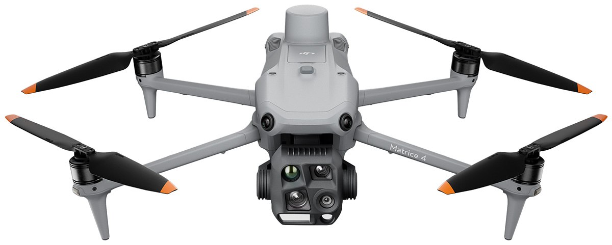 Квадрокоптер DJI Matrice 4T — профессиональная модель с тепловизором и лазерным дальномером, ...