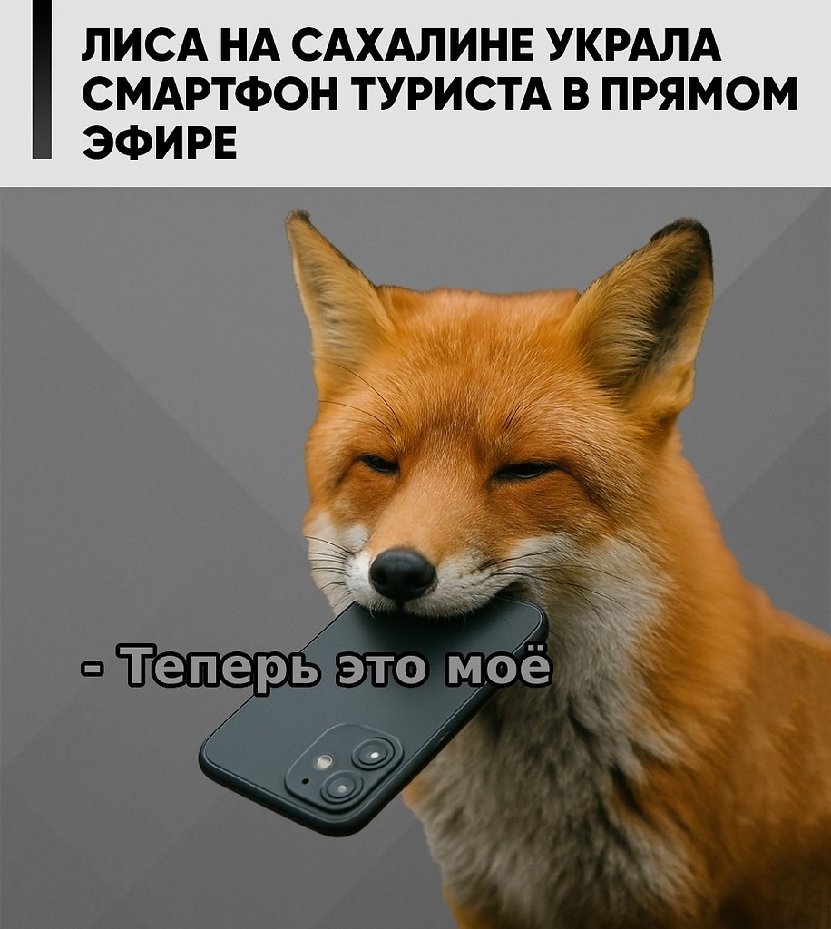 Необычное происшествие произошло на Сахалине: турист, решивший пошутить и «подразнить» местную лису ...