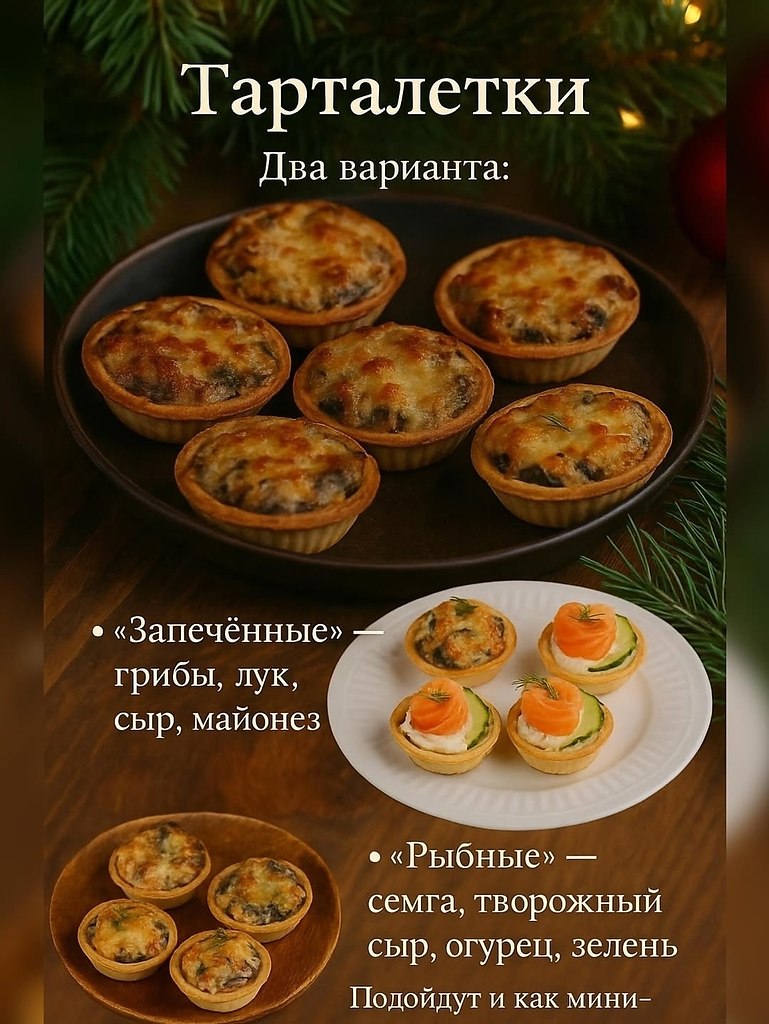 Меню на Новый год.Хозяюшкам на заметку. - 2