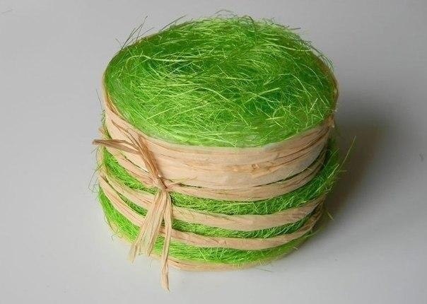 Шкатулка, корзинка из бобины от скотча - 8