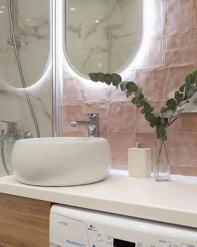 Интерьер в приятных нежных оттенках. - 3