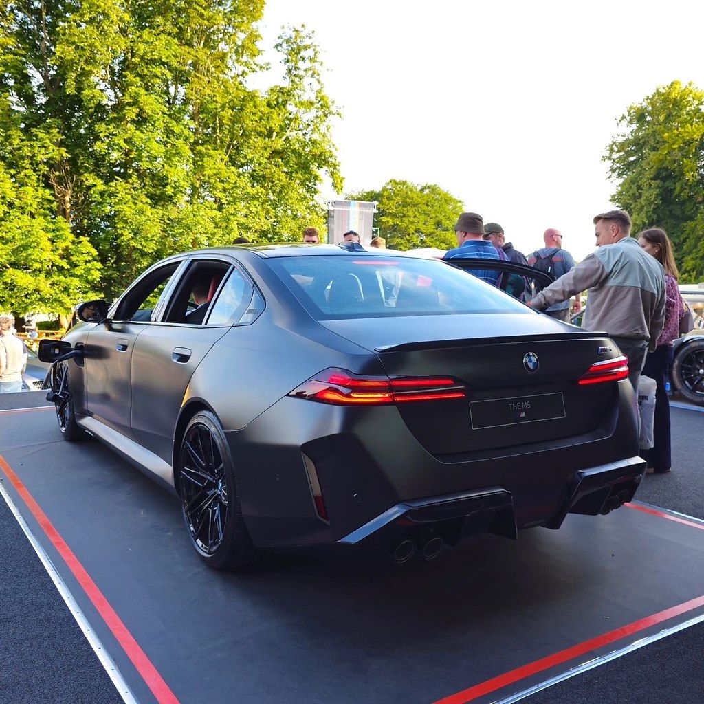 #BMW #M5 (#G90)  #GoodwoodFestivalOfSpeed. - Frozen Deep Grey (P7X) - Red/ Black ... - 2