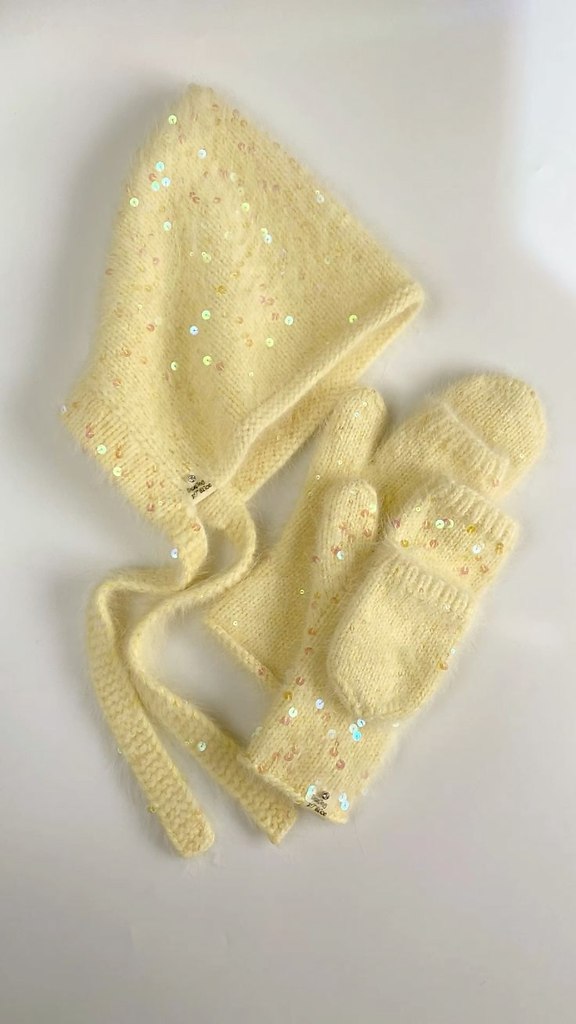 Мягкие, уютные и с лёгким блеском — такие вязаные изделия будто созданы для зимних прогулок и ... - 4