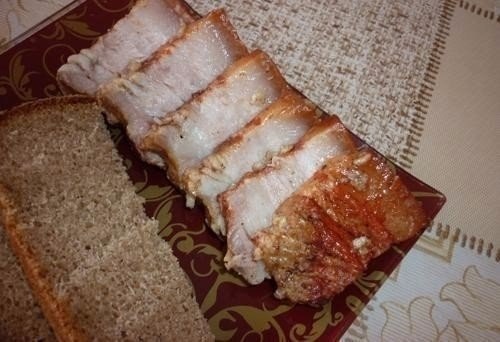 Очень вкусное сало в мультиварке .Ну как же наш стол может обойтись без ароматного нежного сала? ...
