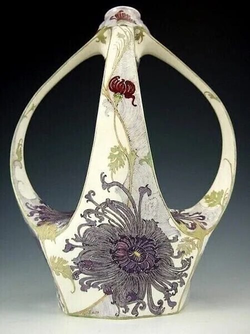 Тонкий фарфор ( Eggshell ) голландской марки Розенбург, в Гааге, Голландия, с 1890 по 1914гг. Ручная ... - 5