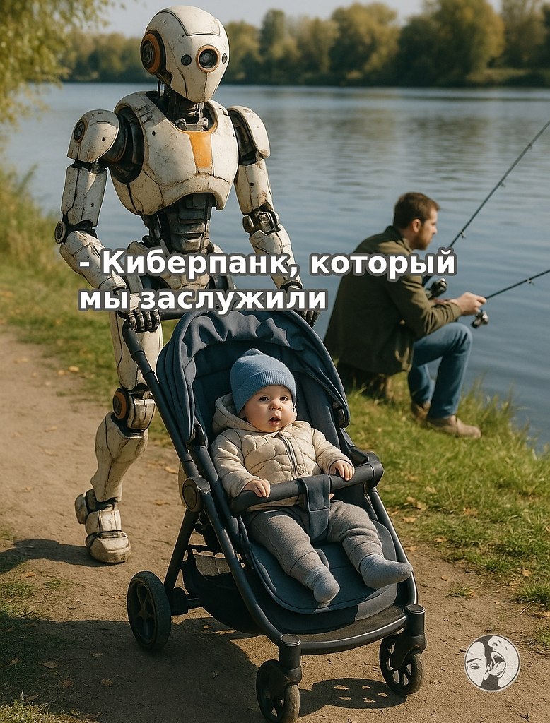 Ничего необычного — просто папа решил совместить заботу о ребёнке с любимым хобби. Пока он ловит ...