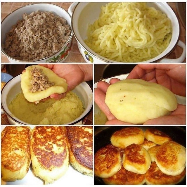 Картофельные зразы с мясной начинкой.Хрустящие снаружи, сочные внутри — любимое блюдо из детства с ...