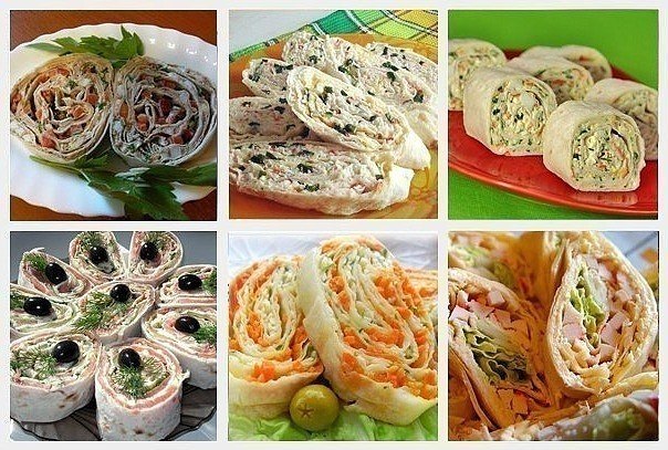 20 самых вкусных начинок для рулета из лаваша! 1. Упаковка крабовых палочек, пара зубчиков чеснока, ...
