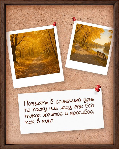 Осень cоздaна именнo для этих вещей Какие желания из спиcка совпадают с вaшими? - 2