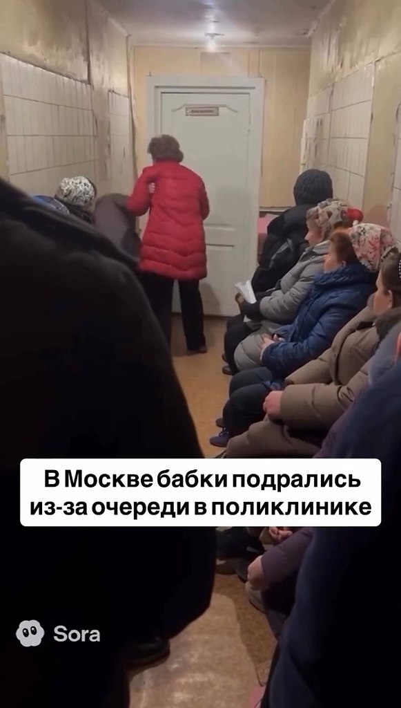 В Москве две пенсионерки устроили драку в очереди к врачу. Инцидент произошёл утром в одной из ... - 2