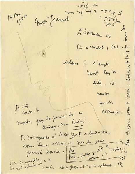 Любовные письма Жана Кокто к Жану Маре.В конце 1930-х годов знаменитый драматург Жан Кокто и актер ... - 8