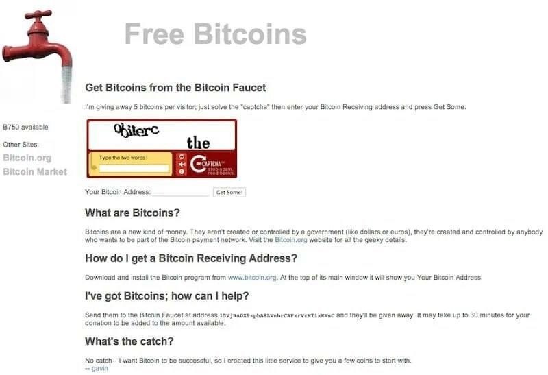  Bitcoin Faucet      5 BTC  2010 .    19 700 BTC  ...