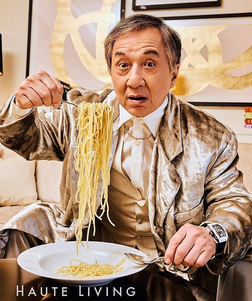 71-летний Джеки Чан на страницах свежего номера Haute Living. Ну, он красавчик!