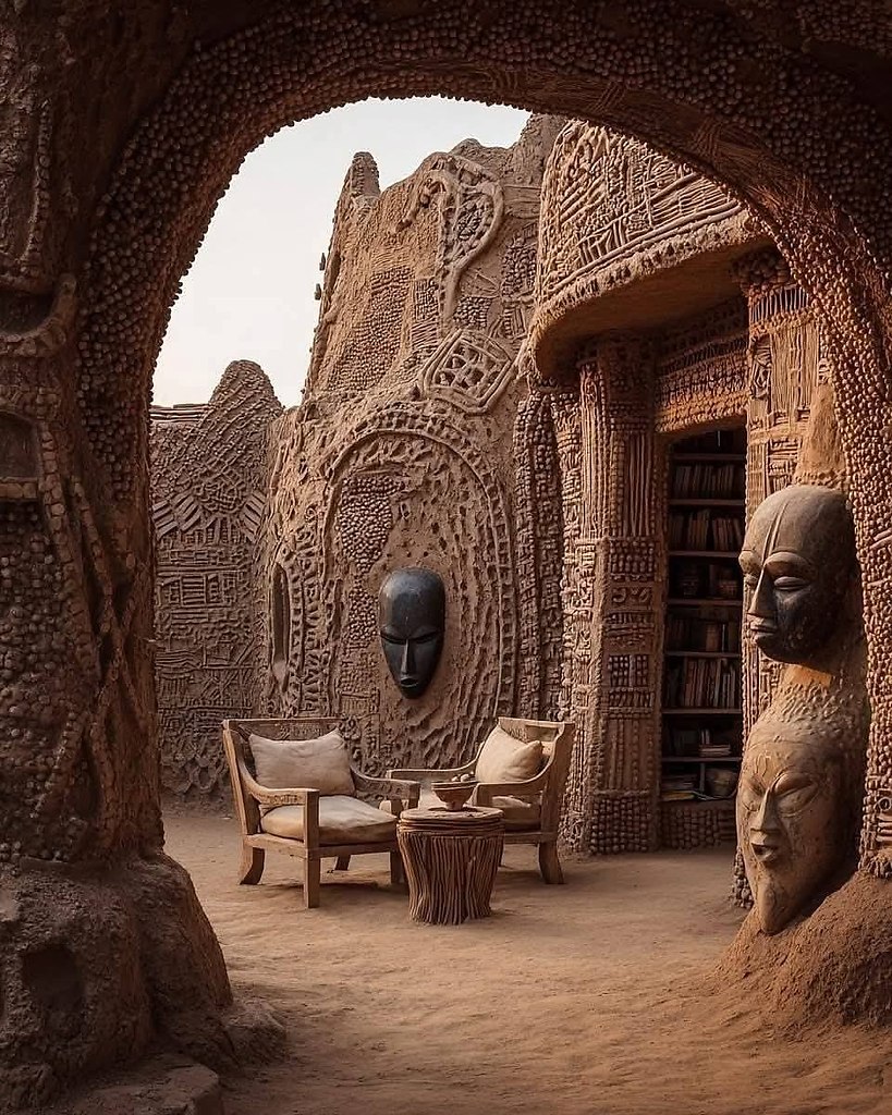 :) Священная грязь, живые маски: Искусство Западной Африки.От знаменитых глинобитных мечетей в ... - 5