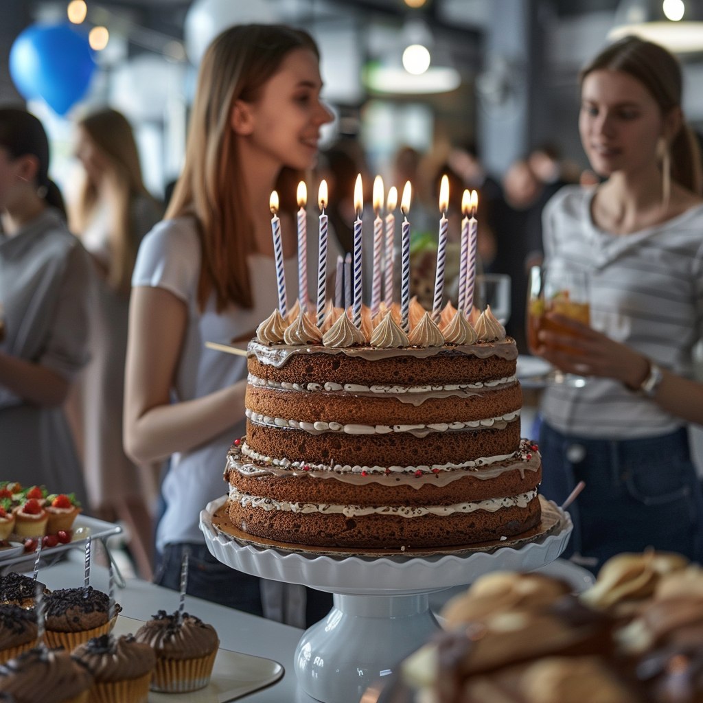 На моём дне рождения моя 12-летняя дочь сжала мою руку и прошептала: «Не ешь торт». Её лицо было ...