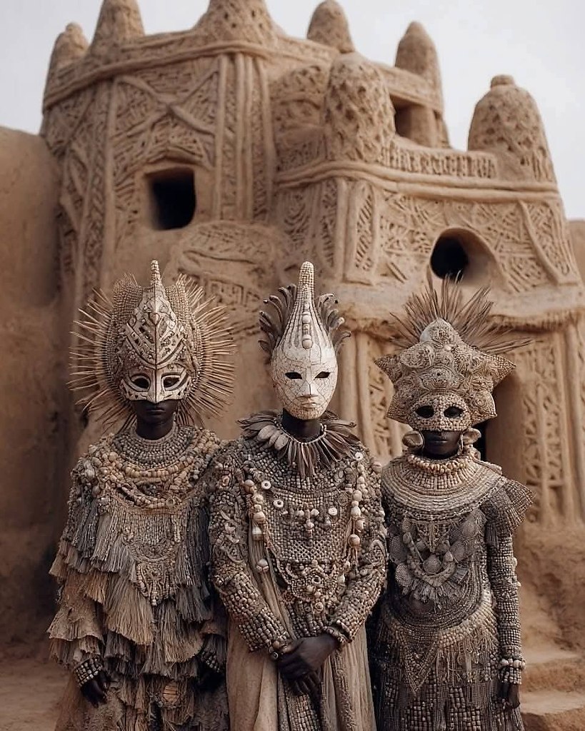 :) Священная грязь, живые маски: Искусство Западной Африки.От знаменитых глинобитных мечетей в ... - 3