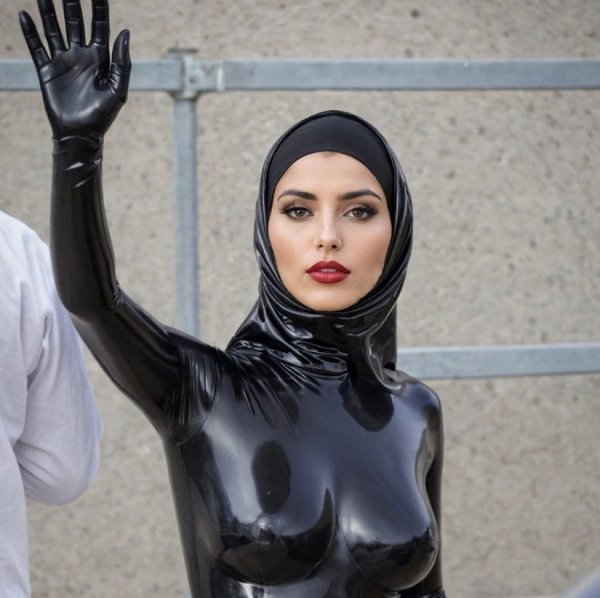 В США компания Ciouslatex произвела настоящий фурор, выпустив на рынок латексные хиджабы и никабы, ...