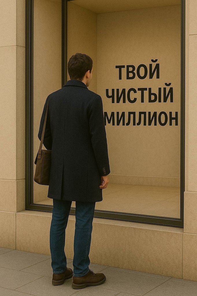 Я стою у витрины и вижу надпись — «Зайди сюда за 5000 рублей и получишь большой шанс стать ...