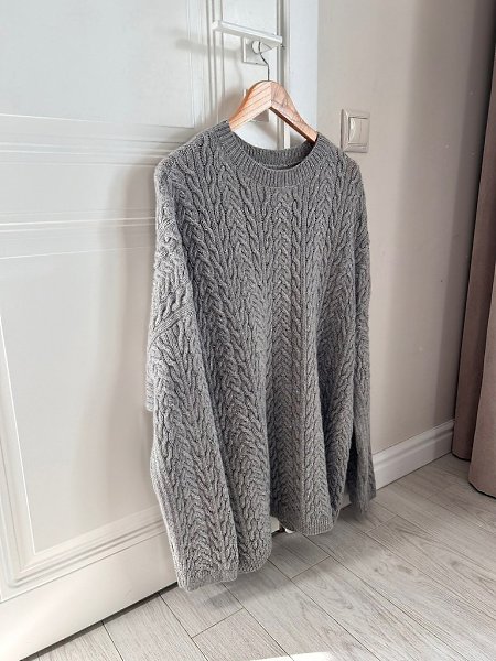 Джемпер из кашемира Loro Piana. Араны на тонких спицах. В 3 сложения 1350/100, спицы 3,75 на ... - 2