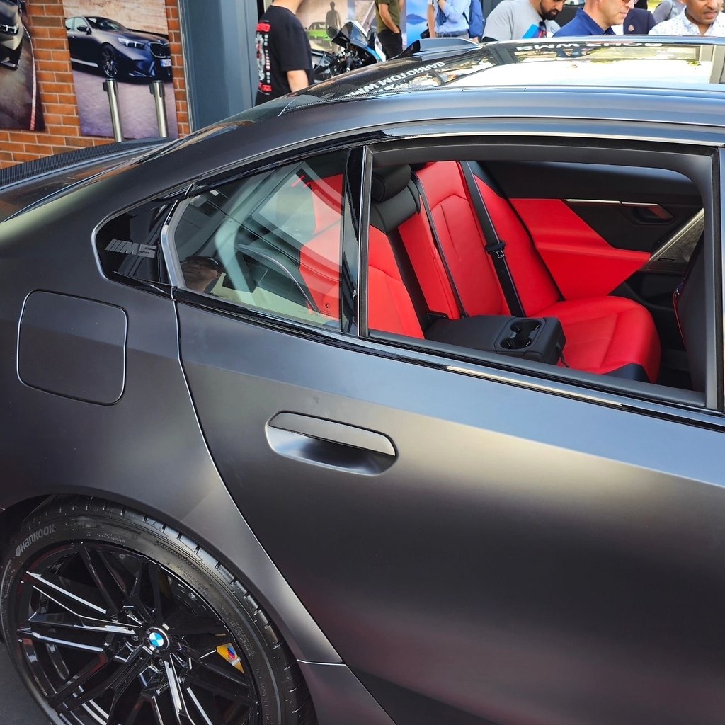 #BMW #M5 (#G90)  #GoodwoodFestivalOfSpeed. - Frozen Deep Grey (P7X) - Red/ Black ... - 8