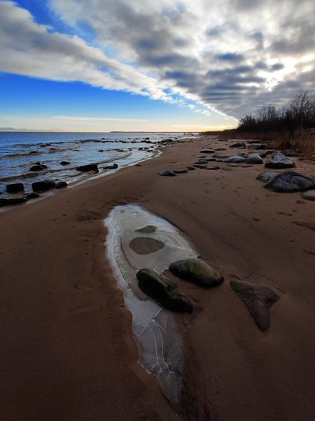 Морозный рассвет на Ладоге.Фото: Дарина Соболь - 2