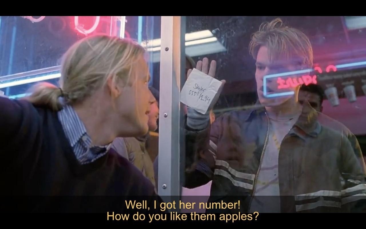 Good Will Hunting /   , 1997.dir. Gus Van Sant - 3