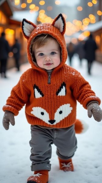 Очаровательный комплект для малышей, выполненный в технике ручного вязания, будто сошёл со страниц ... - 2