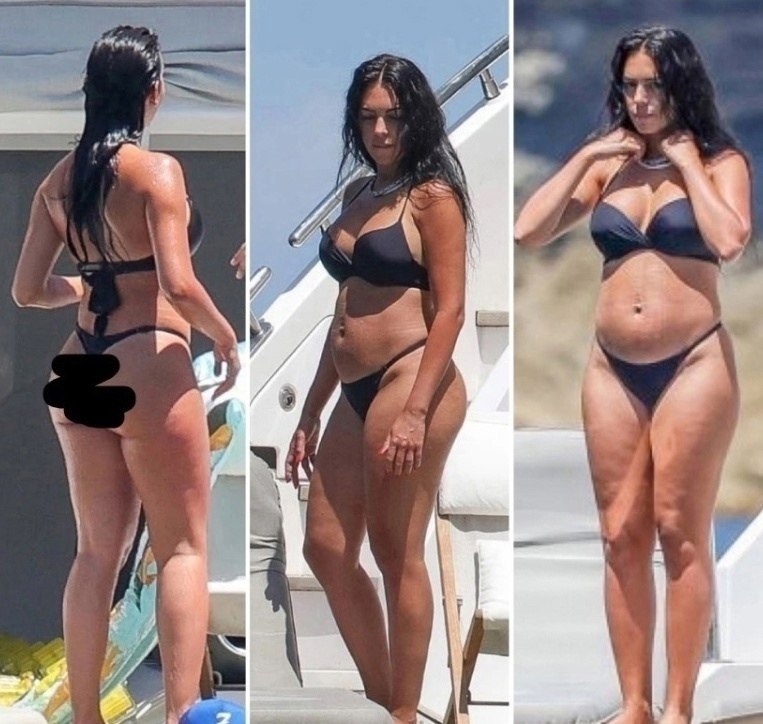 Фанаты Криштиану Роналду неоднозначно отреагировали на фотографии Джорджины Родригес, сделанные во ... - 3