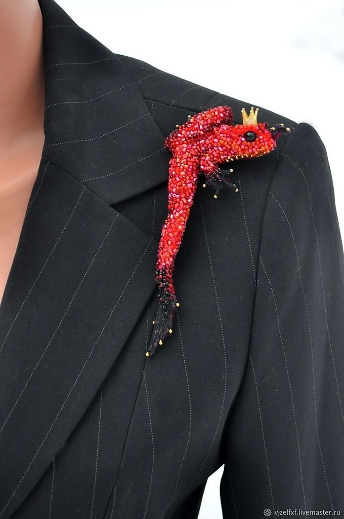 Броши ручной работы — это не просто украшение, а маленькое произведение искусства. Каждая деталь в ... - 4