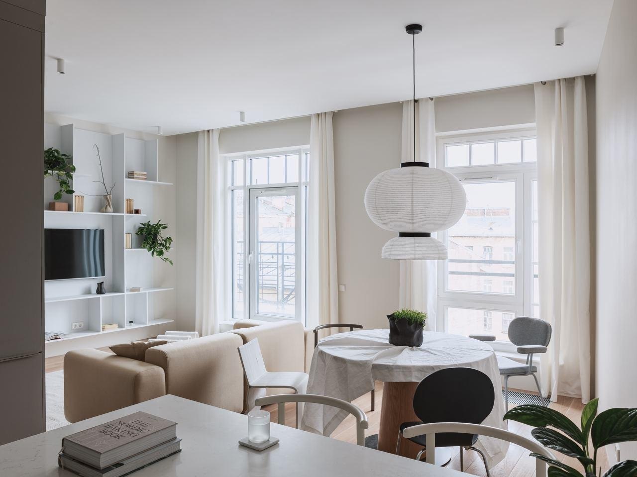 Смотрите какой светлый и красивый интерьер!