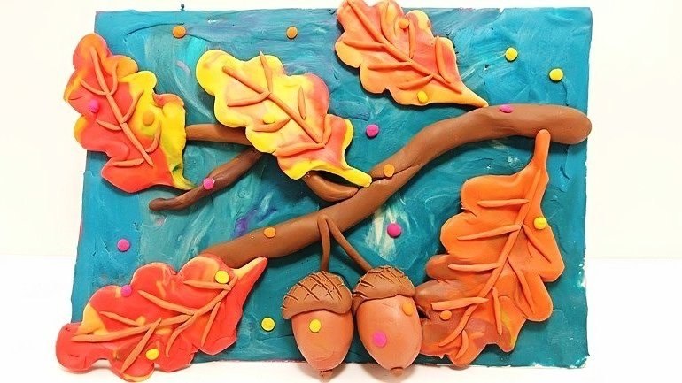 Лепка из пластилина. Осень. - 3