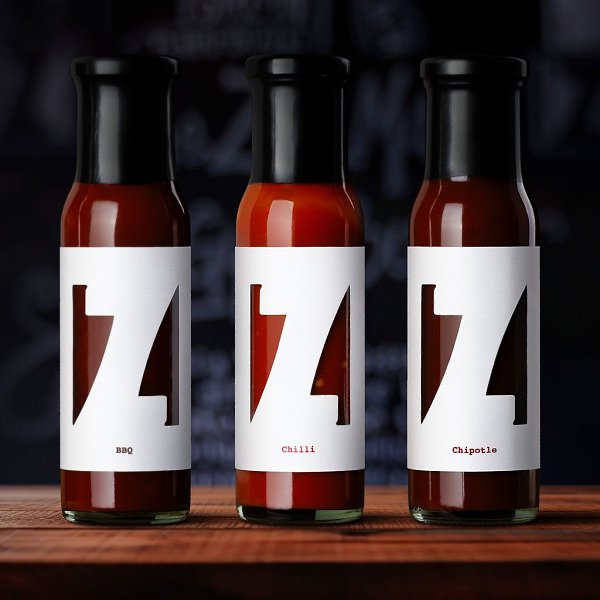 Логотип лондонского стейк-хауса Zelman Meats.Классный пример работы с контрформой. В знаке ... - 3