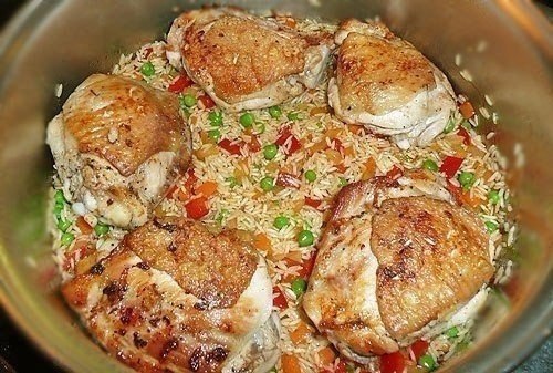 Arroz con pollo - ���������� ��� � �������. �����������: � 1 ������ �� 1,5 �� (8 ��������) � 1 ... - 6