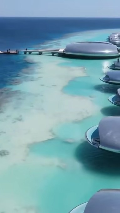 Так выглядит рай на Земле: отель Shebara Resort на побережье Умлуджа в Саудовской Аравии. На берегу ... - 2