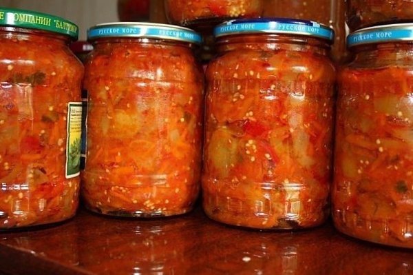 Очень вкусное Лечо (кабачки баклажаны).Ингредиенты:1кг баклажанов1кг кабачков1 кг перца1кг ...