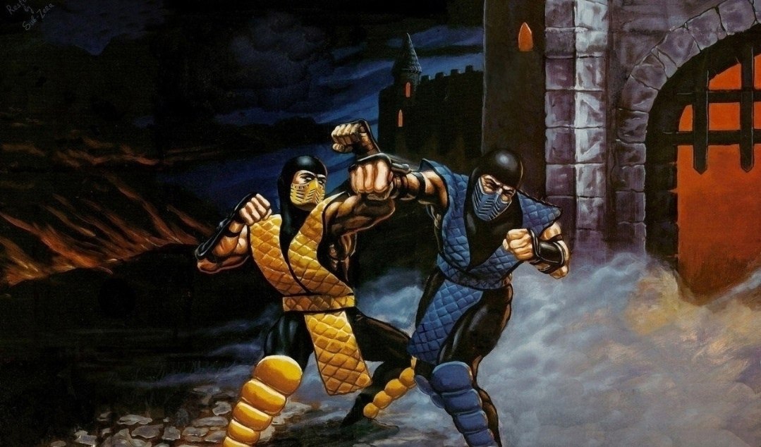 cpa Mortal Kombat II  aoa aee Panini 90- oo. - 5