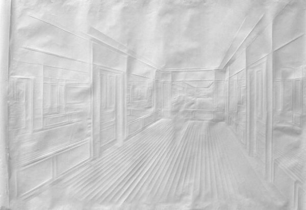 Картины, нарисованные без карандаша. Исключительно сгибами бумаги. Великолепно! - 2