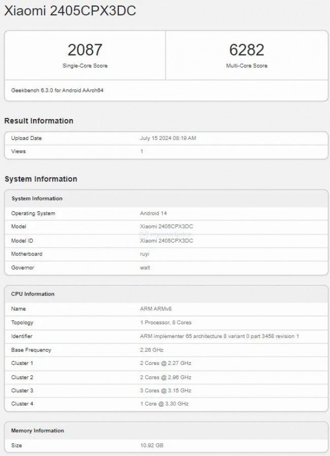 #Xiaomi: Mix Flip    Geekbench   .    ... - 4