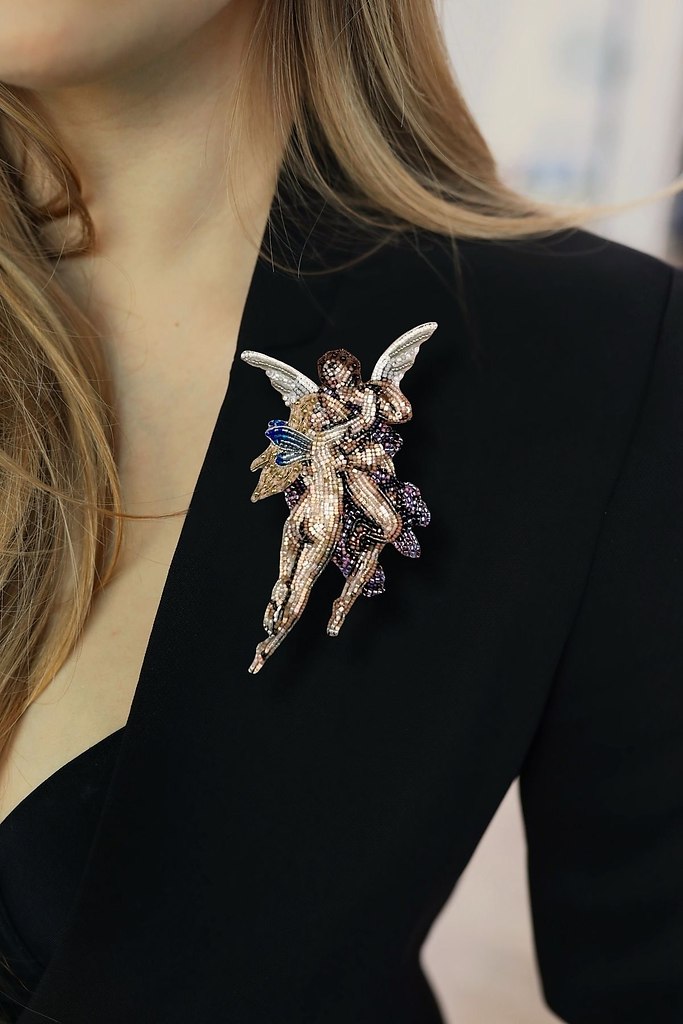 Броши ручной работы — это не просто украшение, а маленькое произведение искусства. Каждая деталь в ... - 6