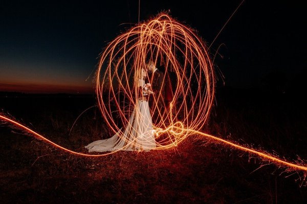 Фотосессии с огнем на длинной выдержке - 7