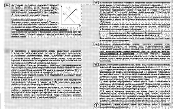 Сканированные копии настоящих экзаменационных заданий сразу же распространились по школьным чатам, ... - 2