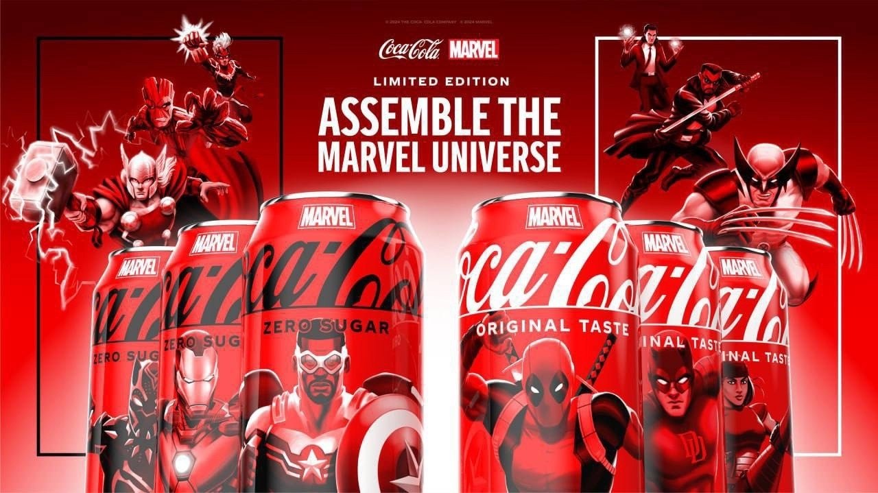    Coca-Cola    Marvel.        ...