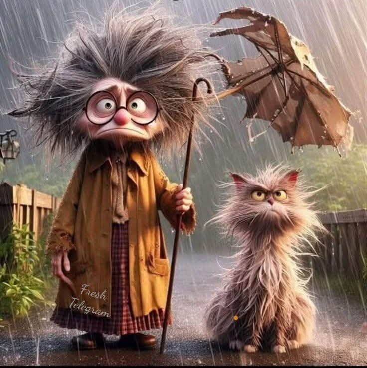 :) Ветром сдуло шляпу, хлещет дождь в лицо, это всё июнем называитцо !...