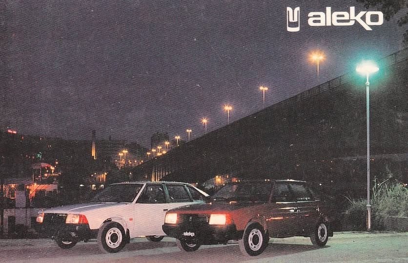 Переднеприводный автомобиль «Москвич-2141» для продажи за рубежом носил название Aleko, которое ...