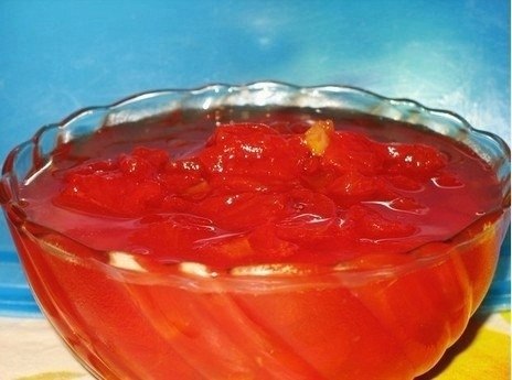 #Варенье из арбуза.Для приготовления понадобится:• Арбуз (мякоть) - 1 кг.;• Сахар - 800 гр.;• Сок ...