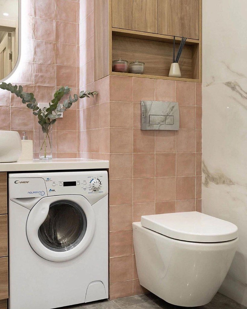 Интерьер в приятных нежных оттенках.